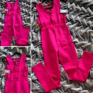 Pink jumpsuit